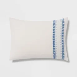 12pc Embroidered Fringe Stripe With Tassels Comforter & Sheet Bedding Set - Threshold™ 15 12pc Embroidered Fringe Stripe With Tassels Comforter & Sheet Bedding Set - Threshold™ -Bedding Discount Store GUEST f444f6d2 0d0a 4207 b98a 71b4b6861496