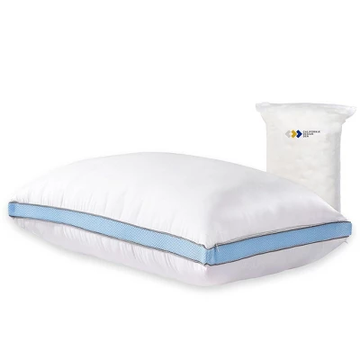 Luxury Bed Pillow, Adjustable 3-Chamber, Medium-Firm, Cooling, Down-Alt Around With Memory Foam - By California Design Den 1 Luxury Bed Pillow, Adjustable 3-Chamber, Medium-Firm, Cooling, Down-Alt Around With Memory Foam - By California Design Den