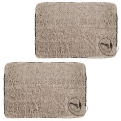Heated Blanket 2-Pack - USB-Powered Fleece Throw Blankets For Travel, Home, Office, Or Camping - Winter Car Accessories By Stalwart (Gray) -Bedding Discount Store GUEST f8c4bf52 5885 40e5 aa12 bbddc2b7777a