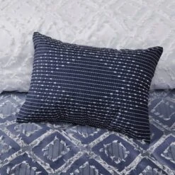 Camille Ombre Clipped Jacquard Duvet Cover & Sham Set Navy -Bedding Discount Store GUEST f90e8ed1 1168 48d1 99f7 7fb65693843c