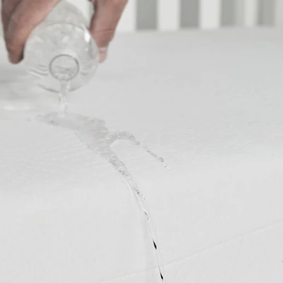 Bundle Of Dreams White Organic Fitted Mini Crib Protector Sheet 4 Bundle Of Dreams White Organic Fitted Mini Crib Protector Sheet - Image 4