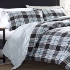 Atlantic Blue Lewis Plaid Comforter Set - Eddie Bauer® -Bedding Discount Store GUEST f9ad5778 c925 4a23 9f39 430e70ffcccc 1