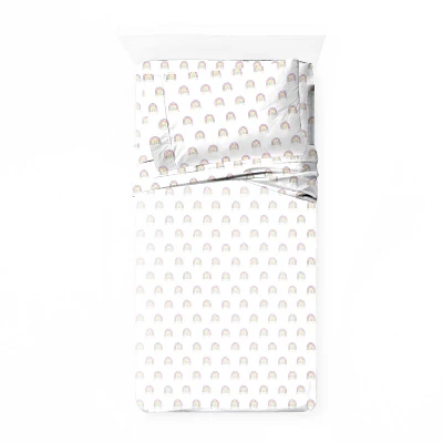 Saturday Park Doodle Rainbow 100% Organic Cotton Bed Set 3 Saturday Park Doodle Rainbow 100% Organic Cotton Bed Set - Image 3