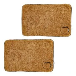 Heated Blanket 2-Pack - USB-Powered Fleece Throw Blankets For Travel, Home, Office, Or Camping - Winter Car Accessories By Stalwart (Brown) -Bedding Discount Store GUEST faa0081a 7932 4e0a b1ed 117fbec97d2d