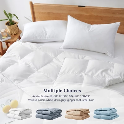 Peace Nest 360 Thread Count White Down Comforter Duvet Insert 2 Peace Nest 360 Thread Count White Down Comforter Duvet Insert - Image 2