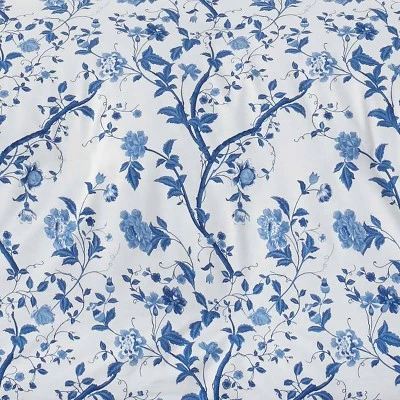Laura Ashley Elise 100% Cotton Duvet Cover Bonus Set Blue 3 Laura Ashley Elise 100% Cotton Duvet Cover Bonus Set Blue - Image 3