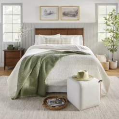 3pc Heather Stripe Comforter Bedding Set Twilight Taupe - Hearth & Hand™ With Magnolia -Bedding Discount Store GUEST ff845a26 e2d1 4b31 828d ba01e85511c1